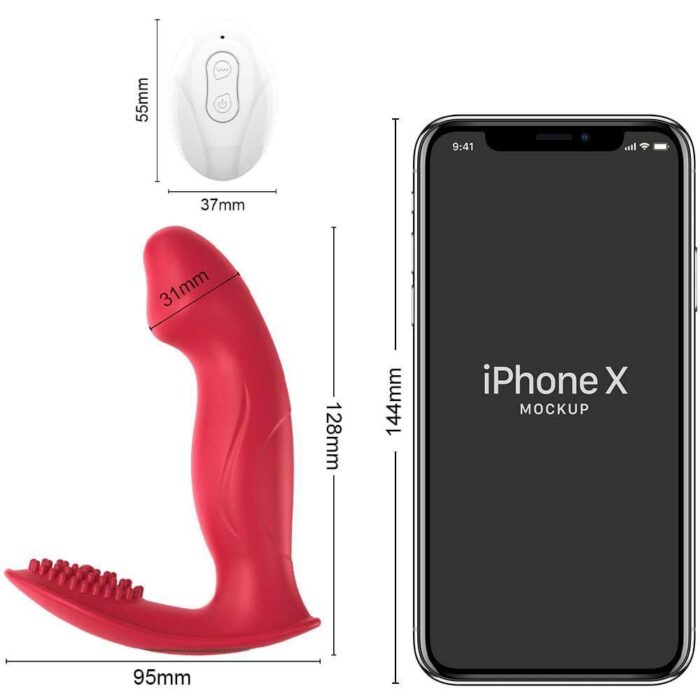 Enrique Dildo para bragas estimulador de clitoris y punto G con APP - Imagen 2